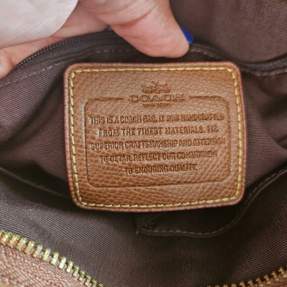 Coach Signature Crossbody Bag – Brown – Travel Favorite! - Picture 4 of 5